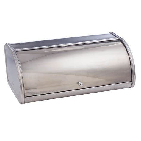 extra large bread box stainless steel|extra large metal bread box.